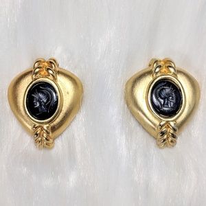 Jewelry - Goldtone Cameo Earrings Jewelry - Goldtone Cameo Earrings